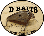 Some of the best hand carved balsa crankbaits you'll ever find.