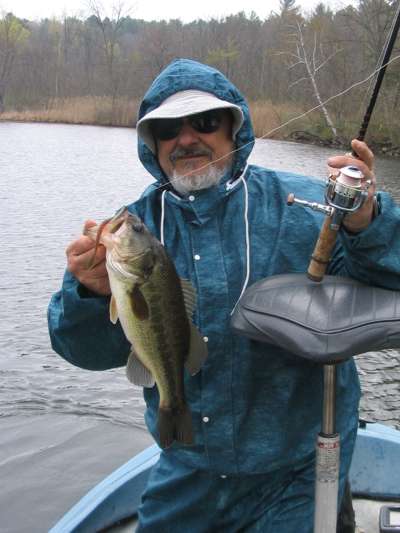 This is what I consider a very typical sized bass for the drop shot.